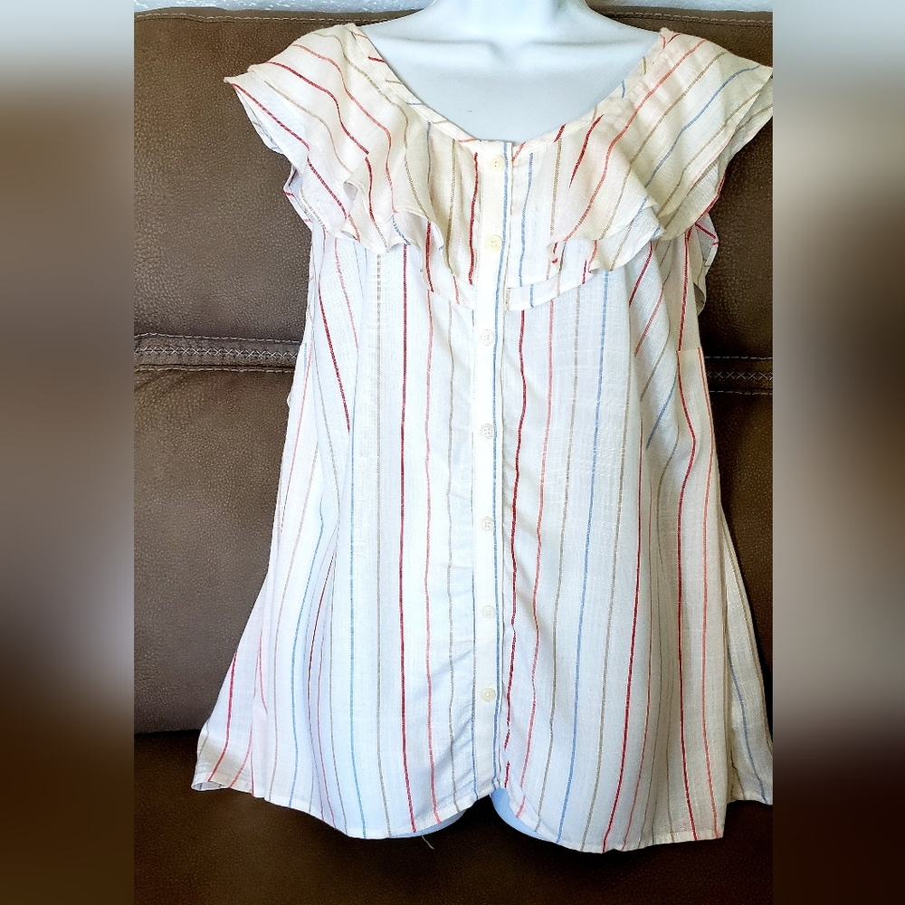 Light Weight Tunic Top SizeX, 14W Ava & Viv